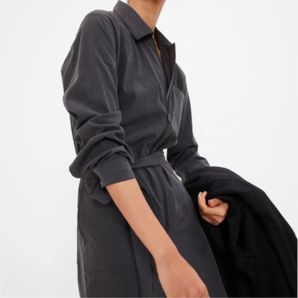 GAP Moonless Night TENCEL™ Lyocell Jumpsuit - Size 8 tall - Picture 3 of 11